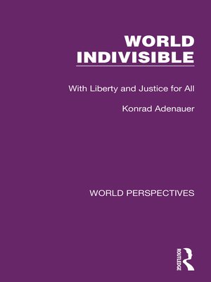 cover image of World Indivisible